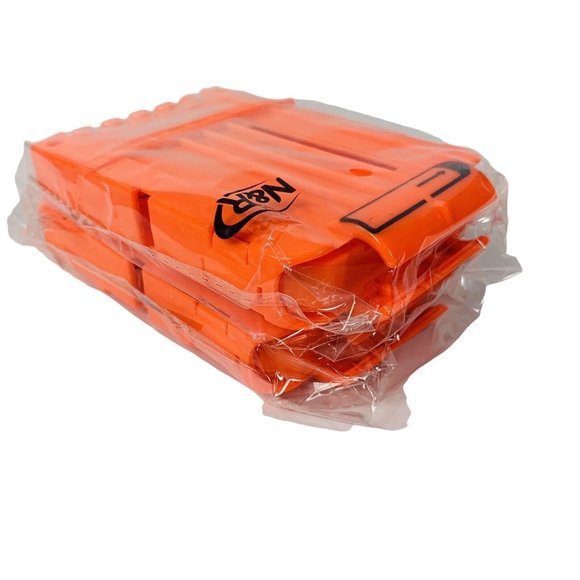 NEW Lot Of 2 Nerf N-Strike 6 Max Round Dart Gun Ammo Clip Magazine No Darts Toy - Picture 6 of 11